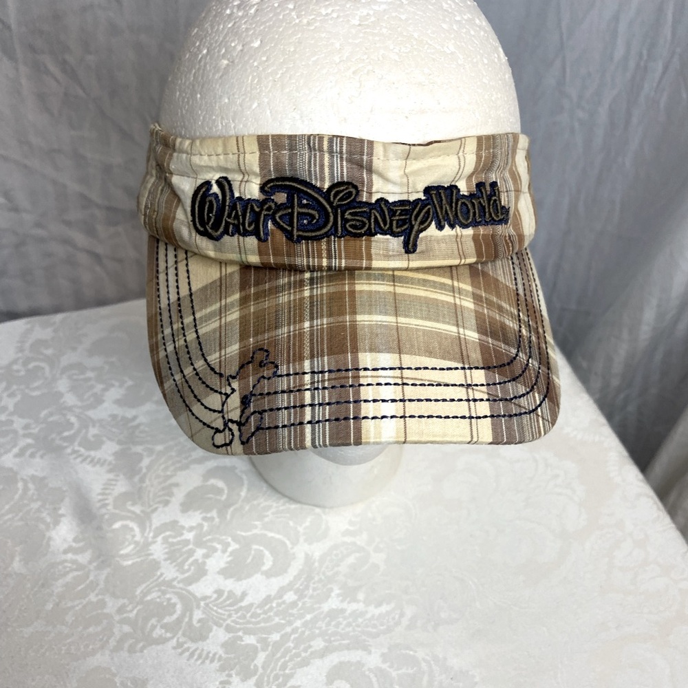 Disney World Tan Visor Adjustable